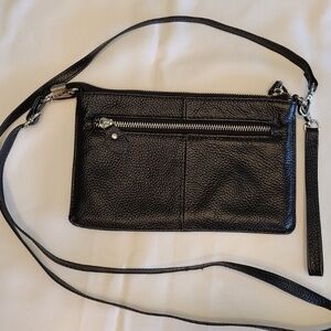 Befen Leather Crossbody bag black‎ mini bag